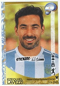 Sticker Ezequiel Lavezzi - Copa América Centenario. USA 2016 n. 322 - Panini