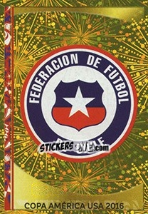 Cromo Emblema Chile - Copa América Centenario. USA 2016 - Panini