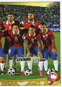 Sticker Chile Team - Copa América Centenario. USA 2016 - Panini