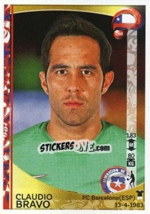 Sticker Claudio Bravo - Copa América Centenario. USA 2016 n. 329 - Panini