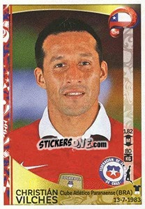 Sticker Christian Vilches - Copa América Centenario. USA 2016 - Panini