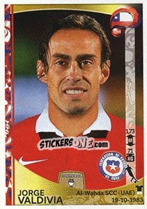 Sticker Jorge Valdivia - Copa América Centenario. USA 2016 - Panini