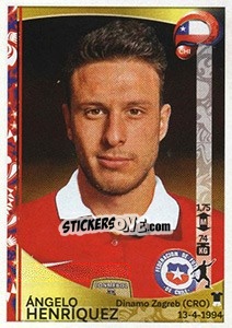 Sticker Ángelo Henríquez - Copa América Centenario. USA 2016 n. 346 - Panini