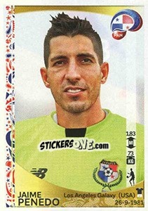 Figurina Jaime Penedo - Copa América Centenario. USA 2016 - Panini