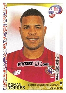 Sticker Roman Torres - Copa América Centenario. USA 2016 n. 356 - Panini