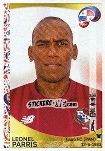 Sticker Leonel Parris - Copa América Centenario. USA 2016 n. 360 - Panini