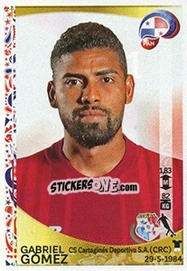Sticker Gabriel Gómez - Copa América Centenario. USA 2016 n. 361 - Panini