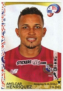 Sticker Amílcar Henríquez - Copa América Centenario. USA 2016 n. 363 - Panini