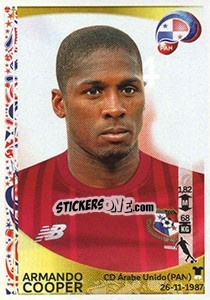 Sticker Armando Cooper - Copa América Centenario. USA 2016 n. 364 - Panini