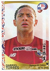 Cromo Gabriel Torres - Copa América Centenario. USA 2016 - Panini