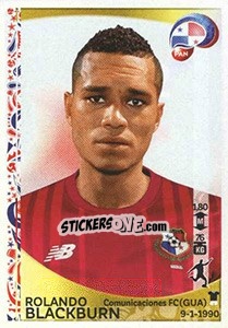 Sticker Rolando Blackburn - Copa América Centenario. USA 2016 n. 372 - Panini