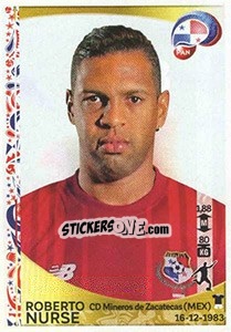 Sticker Roberto Nurse - Copa América Centenario. USA 2016 n. 373 - Panini