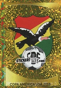 Sticker Emblema Bolivia - Copa América Centenario. USA 2016 - Panini