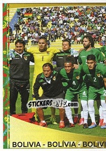 Sticker Bolivia Team - Copa América Centenario. USA 2016 - Panini