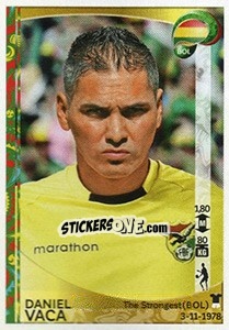 Sticker Daniel Vaca - Copa América Centenario. USA 2016 - Panini