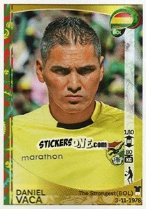 Sticker Daniel Vaca - Copa América Centenario. USA 2016 n. 377 - Panini