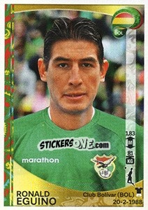 Sticker Ronald Eguino - Copa América Centenario. USA 2016 n. 379 - Panini