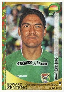 Sticker Edward Zenteno - Copa América Centenario. USA 2016 n. 380 - Panini