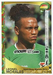 Sticker Leonel Morales - Copa América Centenario. USA 2016 n. 383 - Panini