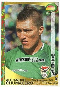 Sticker Alejandro Chumacero - Copa América Centenario. USA 2016 n. 387 - Panini
