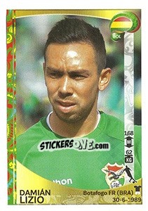 Sticker Damián Lizio - Copa América Centenario. USA 2016 n. 389 - Panini
