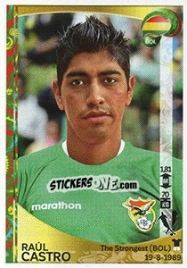 Sticker Raúl Castro - Copa América Centenario. USA 2016 n. 391 - Panini