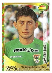Sticker Pedro Azogue - Copa América Centenario. USA 2016 - Panini