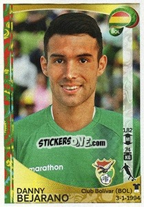 Sticker Danny Bejarano - Copa América Centenario. USA 2016 n. 393 - Panini