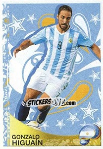 Sticker Gonzalo Higuaín - Copa América Centenario. USA 2016 n. 400 - Panini