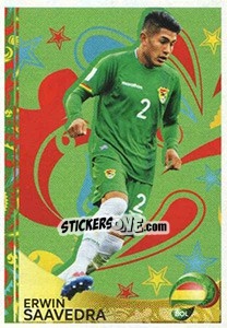Sticker Erwin Saavedra - Copa América Centenario. USA 2016 n. 402 - Panini