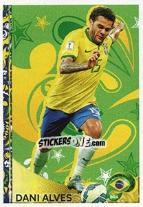 Sticker Dani Alves - Copa América Centenario. USA 2016 n. 403 - Panini