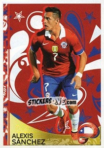 Sticker Alexis Sánchez - Copa América Centenario. USA 2016 - Panini