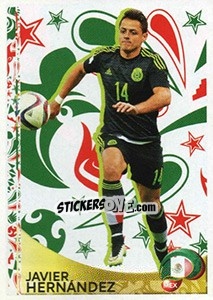 Figurina Javier Hernández - Copa América Centenario. USA 2016 - Panini