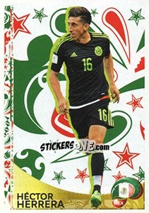 Sticker Héctor Herrera - Copa América Centenario. USA 2016 n. 420 - Panini