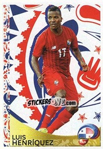 Sticker Luis Henríquez - Copa América Centenario. USA 2016 n. 422 - Panini