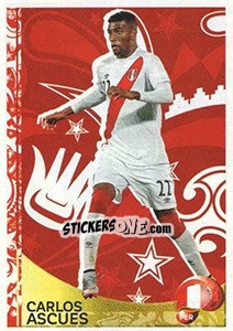 Sticker Carlos Ascues - Copa América Centenario. USA 2016 - Panini