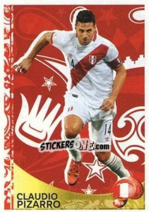 Sticker Claudio Pizarro - Copa América Centenario. USA 2016 n. 426 - Panini