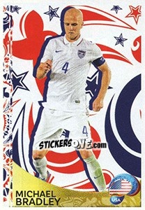 Sticker Michael Bradley - Copa América Centenario. USA 2016 n. 431 - Panini