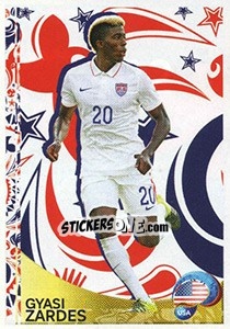 Cromo Gyasi Zardes - Copa América Centenario. USA 2016 - Panini