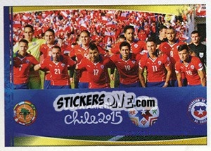 Sticker 100 Years /17 - Copa América Centenario. USA 2016 - Panini