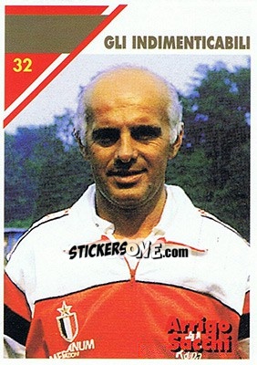 Sticker Arrigo Sacchi - Milan 1992-1993 - Masters Cards