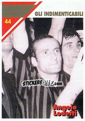 Sticker Angelo Lodetti - Milan 1992-1993 - Masters Cards