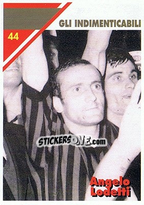 Sticker Angelo Lodetti - Milan 1992-1993 n. 44 - Masters Cards