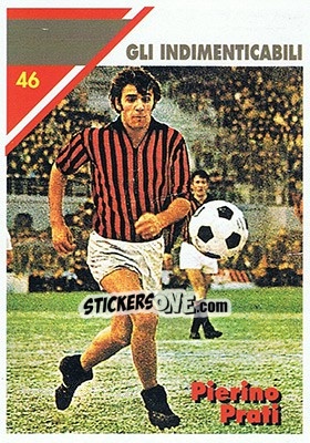 Sticker Pierino Prati - Milan 1992-1993 n. 46 - Masters Cards