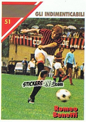 Cromo Romeo Benetti - Milan 1992-1993 n. 51 - Masters Cards