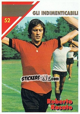 Sticker Roberto Rosato - Milan 1992-1993 - Masters Cards
