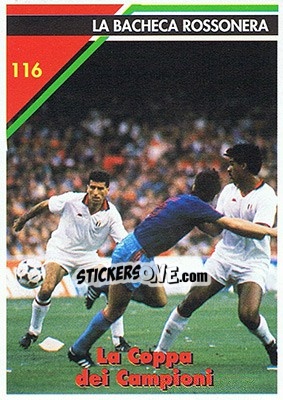 Sticker La coppa dei campioni - Milan 1992-1993 - Masters Cards