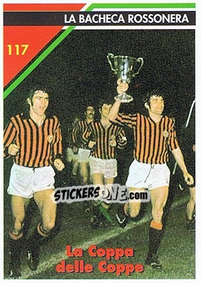 Sticker La coppa delle coppe - Milan 1992-1993 n. 117 - Masters Cards