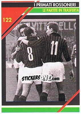Sticker Le partite in trasferta - Milan 1992-1993 n. 122 - Masters Cards