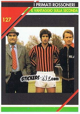 Sticker Il vantaggio sulla seconda - Milan 1992-1993 - Masters Cards